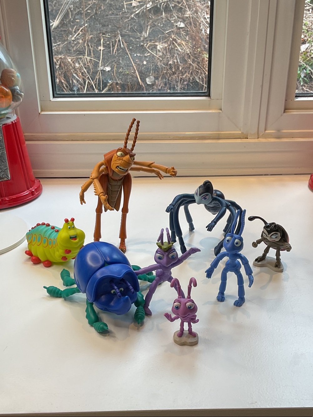 Disney A Bug's Life Character Figure Set - Blue, Purple, Orange